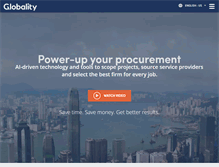 Tablet Screenshot of globality.com